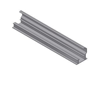 Alu. inleg profiel onder H30mm L=6650mm