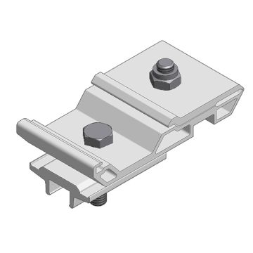Alu. klem cross-rail Side++ met inleg