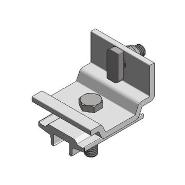 Alu. klem cross-rail Side++ met Side++