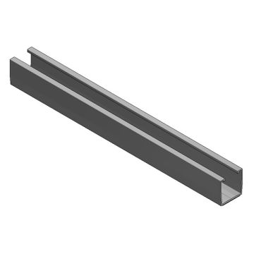Alu. trapezium profiel L=480mm + EPDM