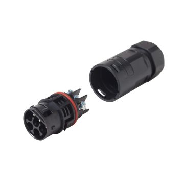 APsystems AC male connector voor AC kabel, 5 wire, 25 A