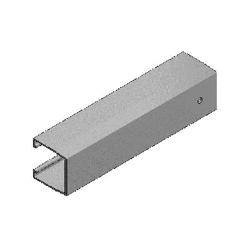 Alu. profiel stalen golfplaten L=220mm