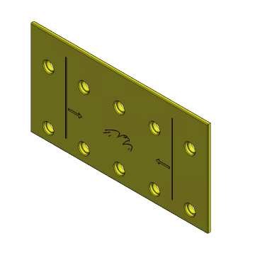 Kst. opvulplaat 3mm Strongline Heavy Duty