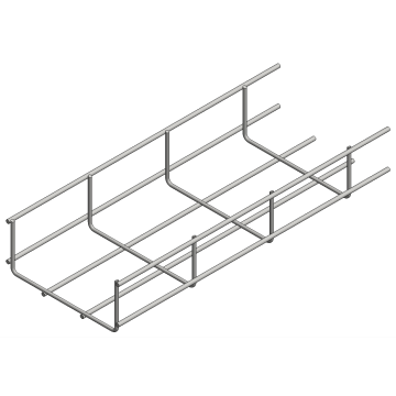 Zink- alu draadgoot b=150 h=60 L=3000mm