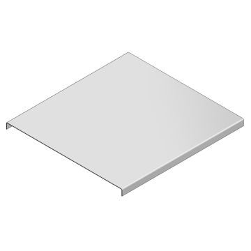 Zink- mag deksel draadgoot b=200 L=2000mm