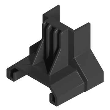 ClickFit EVO end clamp support grey for trapezoidalmetalroof