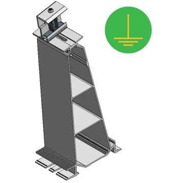 Alu. achtervoet ValkPro+ P10° / Max zijkant