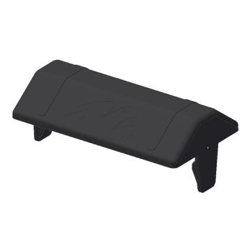 Kst. Afdekkapje tussenklem - zwart