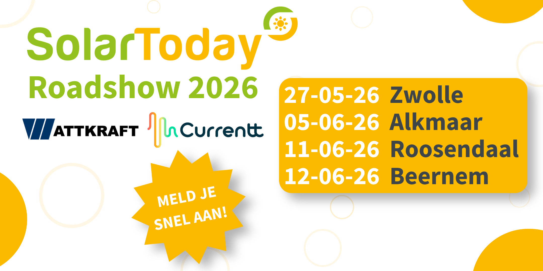 SolarToday Roadshow 2026 &ndash; Training &amp; BBQ